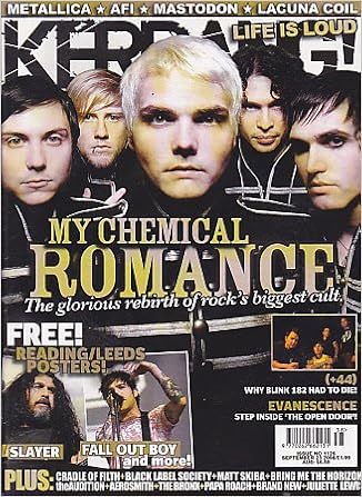 Kerrang Magazine Back Issue 1126 My Chemical Romance Fall Out Boy Slayer Amazon Co Uk Kerrang Books
