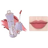 Flower Knows Bunny Garden Cloud Lip Cream,Long Lasting Rosy Pink Matte Lipstick,Hydrating Lip Stain,Transfer & Smudge-Proof Velvet Lipstick,Gift-Worthy,0.17 Fl Oz(B05 Ballet Bunny)