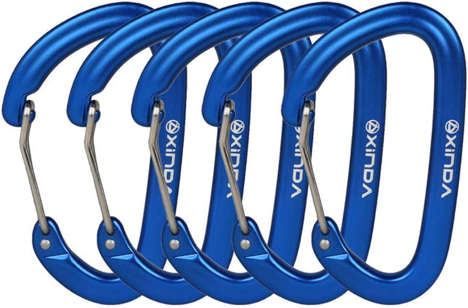 SleenPingst Professional 16KN Rock Climbing Carabiner Clip DShape