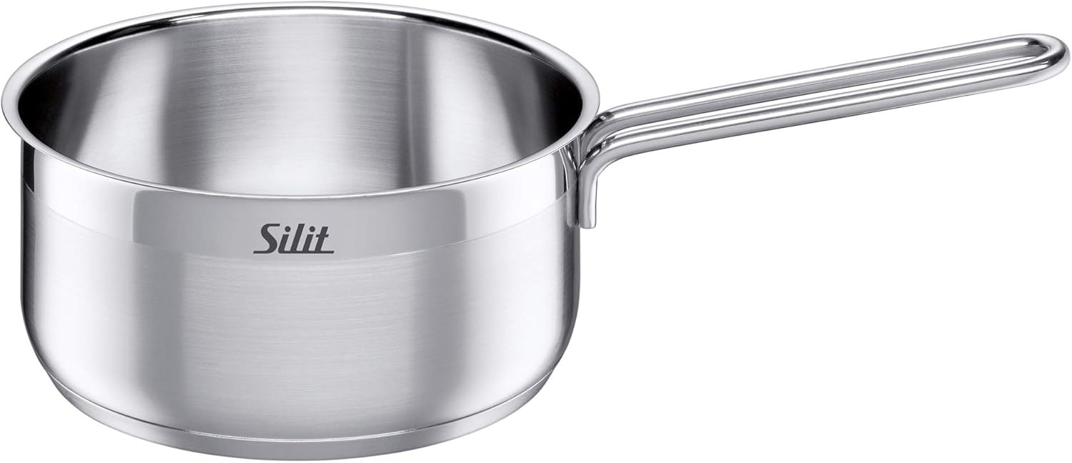 Silit Pot Set 10-Piece Toskana Pouring Rim Glass Lid Stainless Steel Suitable for Induction Hobs Dishwasher-Safe - Image 5