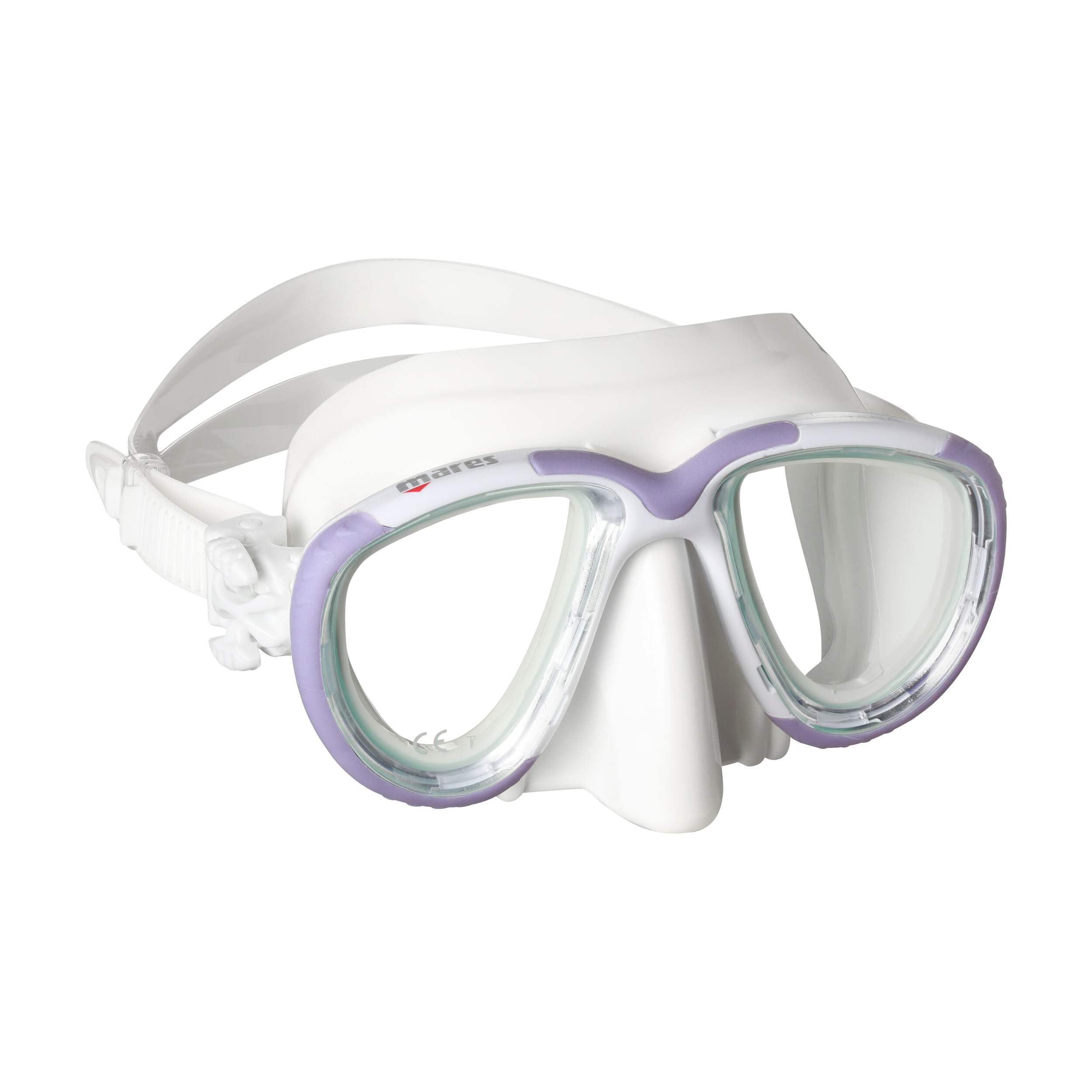 Mares 411055, Silicone Mask Unisex Adult, unisex adult, 411055, Purple White, One Size