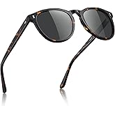 CARFIA Acetate Polarized Sunglasses for Men Trendy Retro Sun Glasses CA2307