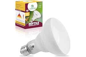 REPTI HOME 150W Reptile Heat Lamp Bulb,Basking Spot Lamp Bulb for Reptiles & Amphibians，Reptile Daylight Heat Bulb for Bearded Dragon, Lizard, Turtle