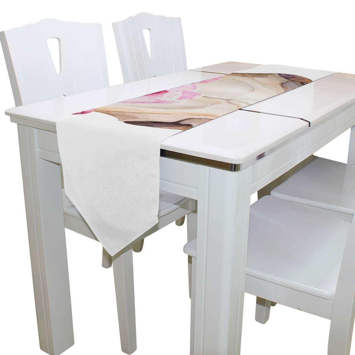 Heimtextilien, Bad- & Bettwaren Tischläufer Yushg Stierkopf-Schädel mit