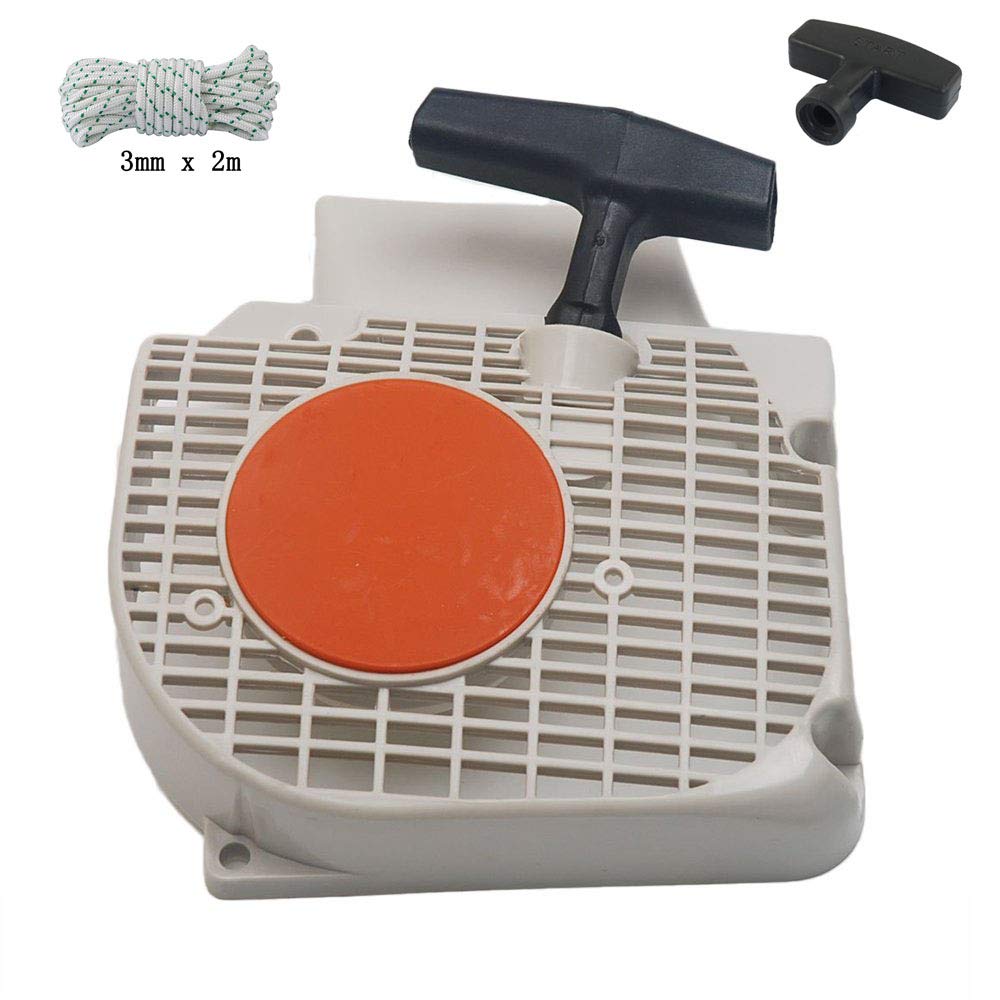thumbnail interactive-video image 1 of Pull Starter Recoil Assembly For Stihl Chainsaws - Fits MS230, MS250, MS210, 021, 023, 025 (Replaces 1123 080 1802) 1 of 5