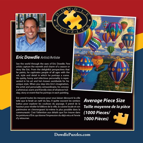 Dowdle Folk Art Balloon Festival Puzzle (1000 Piece)
