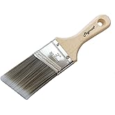 Magimate Stubby Paint Brush Shortcut Trimming Angled Sash Stain Brush Wooden Short Handle Paintbrush – 2 Inch