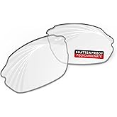iLikeo PRO+ Polycarbonate Non-Polarized Replacement Lenses for Smith Parallel Max Sunglasses - HD Transparent