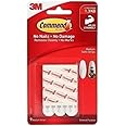 Command Medium Refill Adhesive Strips, Damage Free Hanging Wall Adhesive Strips for Medium Indoor Wall Hooks, No Tools Removable Adhesive Strips for Living Spaces, 9 White Command Strips