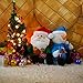 HollyHOME Stuffed Animal Christmas Snowman Plush Toy Home Decorations Festival Birthday Gift for Kids 15 inches in Blue Sweater