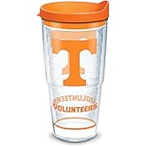 Tervis UT University of Tennessee Volunteers - Tradition Made in USA Double Walled Insulated Tumbler Travel Cup Keeps Drinks Cold & Hot, 24oz, Classic