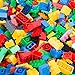 PROLOSO 1500 Piece Building Blocks Bulk 12 Shapes Colorful Educational Mass Pack
