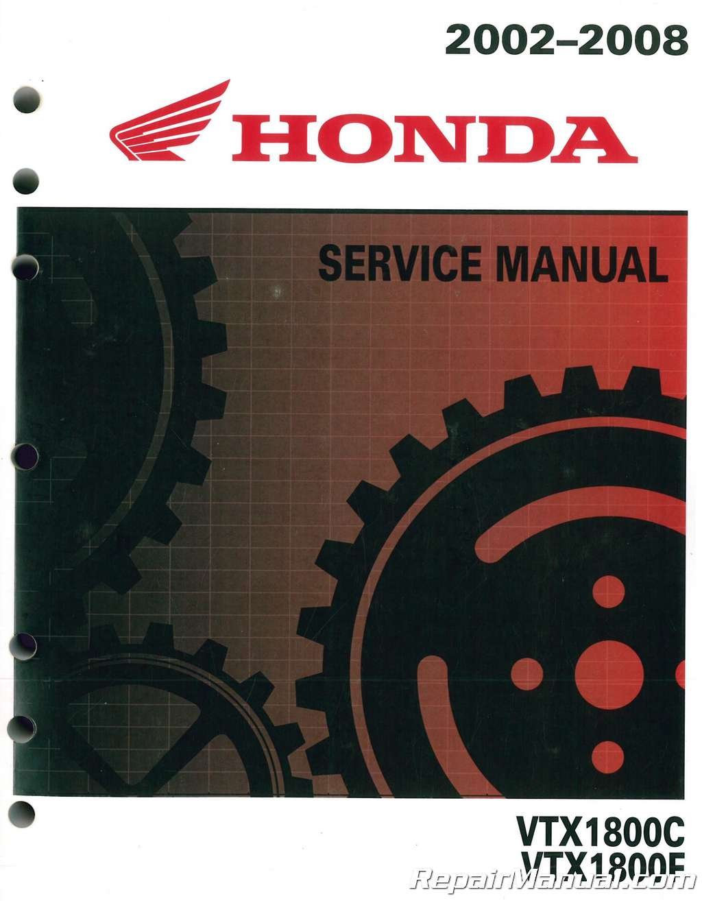 61MCH06 2002-2008 Honda VTX1800C F Motorcycle Service Manual Paperback –  2004