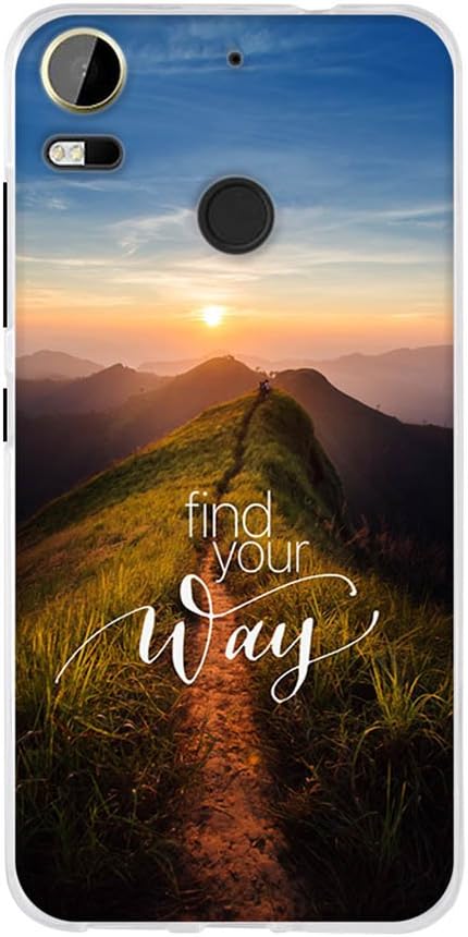 HTC Desire 10 Pro Silicone Case, FUBAODA [Sunrise] Ultra Slim Transparent Flexible Gel Rubber Bumper Shell, Anti Scratch Shock Absorbing Durable Protective Case for HTC Desire 10 Pro (5.5")