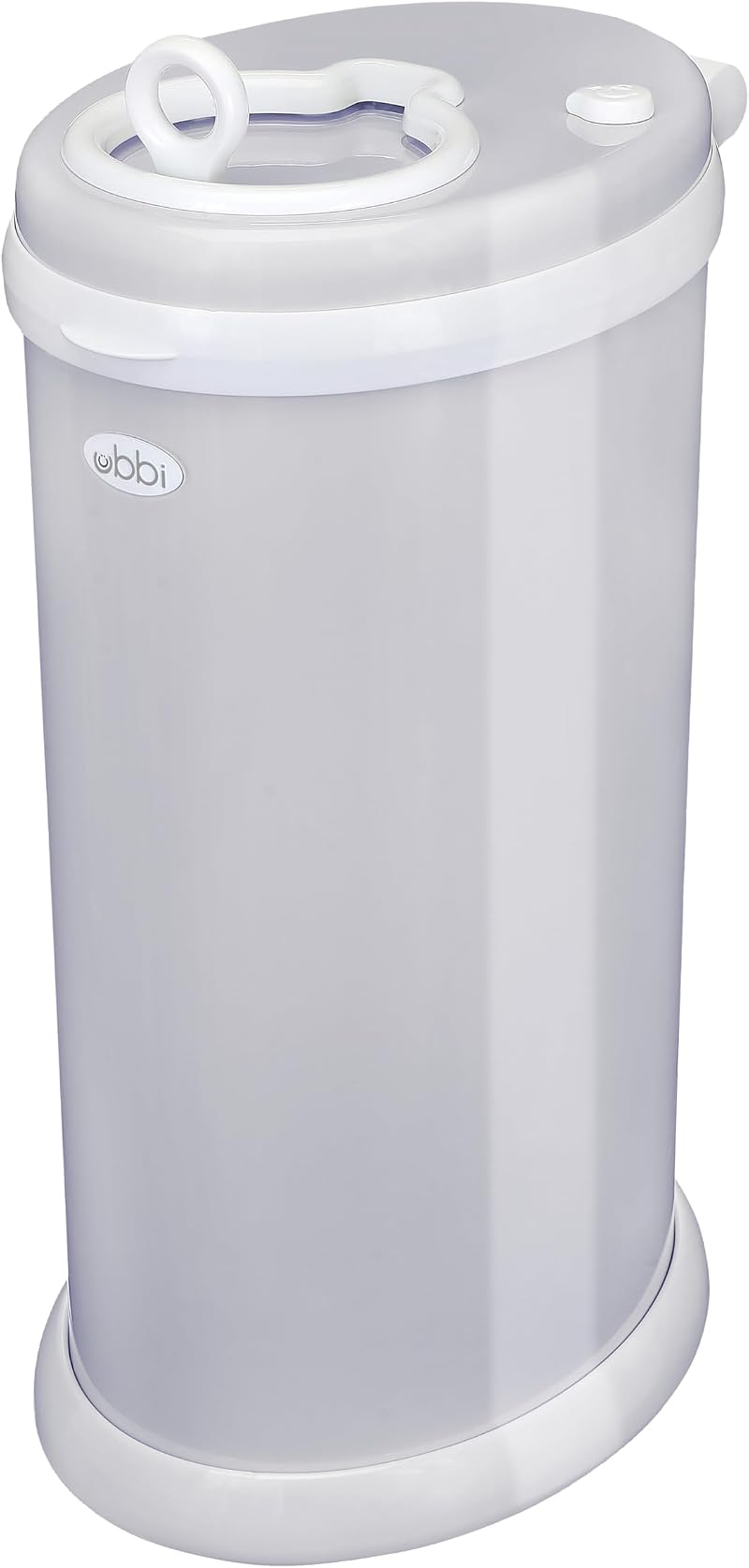 Ubbi Stainless Steel Nappy Pail Odor Locking Grey - No Special Bags