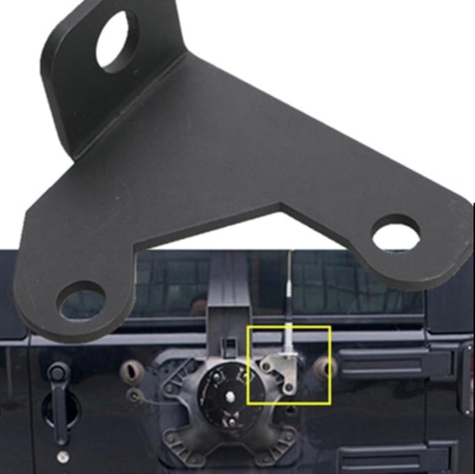 Car Spare Tire CB Antenna Mount For 20072015 Jeep Wrangler