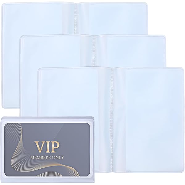 Amazon.com: Hariendny 6 Packs 6 Page Wallet Insert Plastic Credit Card  Sleeves Holder with Clear Pictures for Men and Women : Clothing, Shoes &  Jewelry