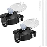 SENDESTAR Spout Lid for Hydroflask Wide Mouth Water Bottle Fits 18 oz 20 oz 32 oz 40 oz 73 oz,Chug Cap Flexible Handle Compatible, Takeya, Simple Modern, Wide Mouth Water Bottle