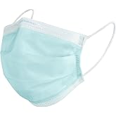 HALYARD FLUIDSHIELD 2 Disposable Procedure Mask with SO SOFT Earloops, Level 2, Blue, 62115 (Box of 50)