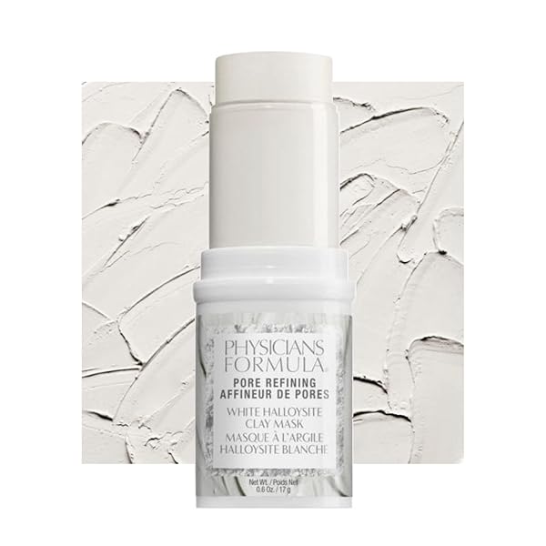 PHYSICIANS FORMULA WHITE HALLOYSITE CLAY MASK, PORE REFINING, 0.6 OZ (17 G)
