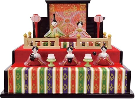 Amazon Co Jp かわいい おひなさま 手作り ガラス細工 花祭り 雛飾り ホーム キッチン