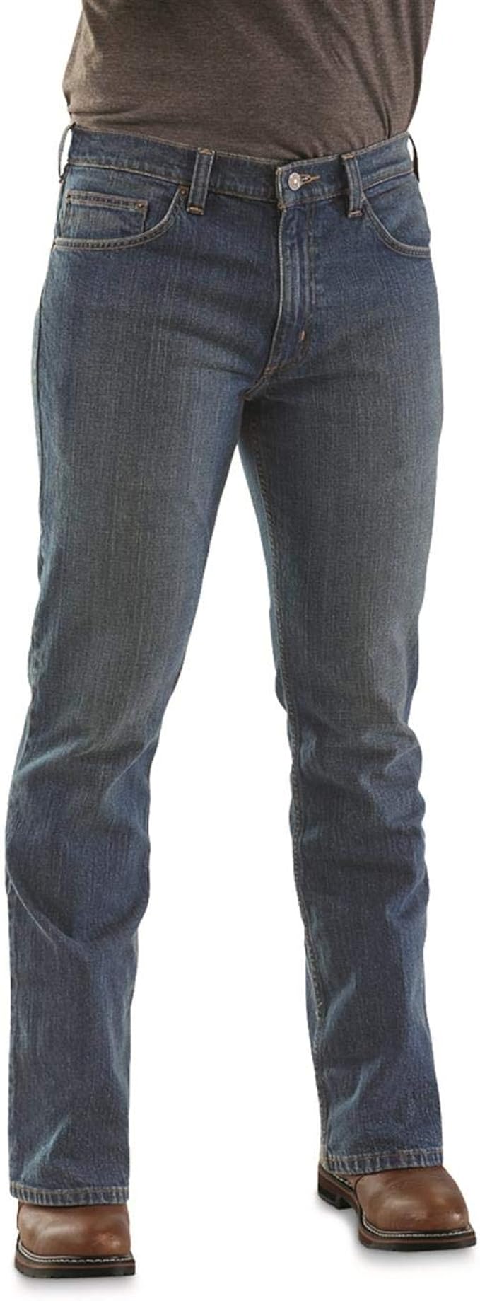 Guide Gear メンズ スポーツマンブーツカットジーンズ Us サイズ 42w X 34l カラー グレー ジーンズ 通販 Amazon