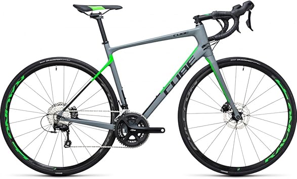 cube attain gtc pro disc 2017 carbon road bike grey
