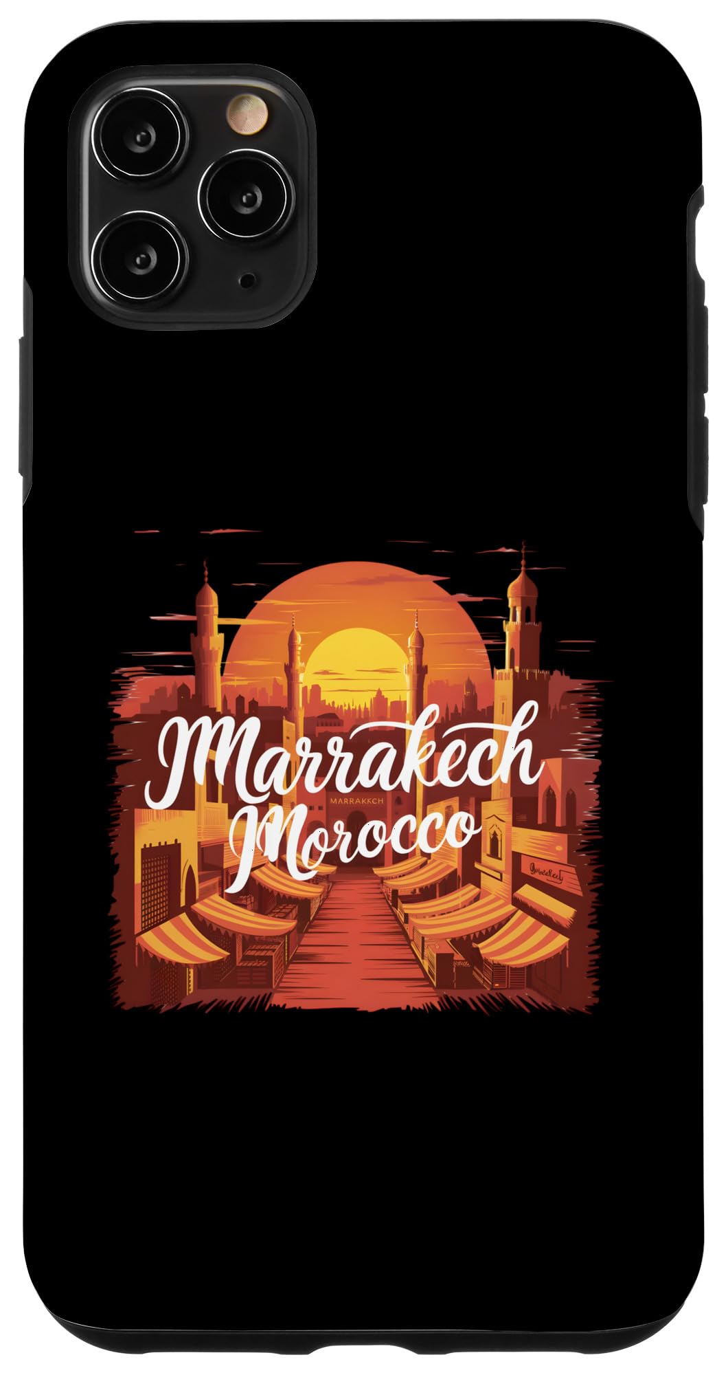 iPhone 11 Pro Max Sunset in Marrakesh Morocco Case