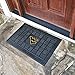 FANMATS 11390 West Virginia Mountaineers Heavy Duty Vinyl Medallion Outdoor Door Mat - 19.5in. x 31in.