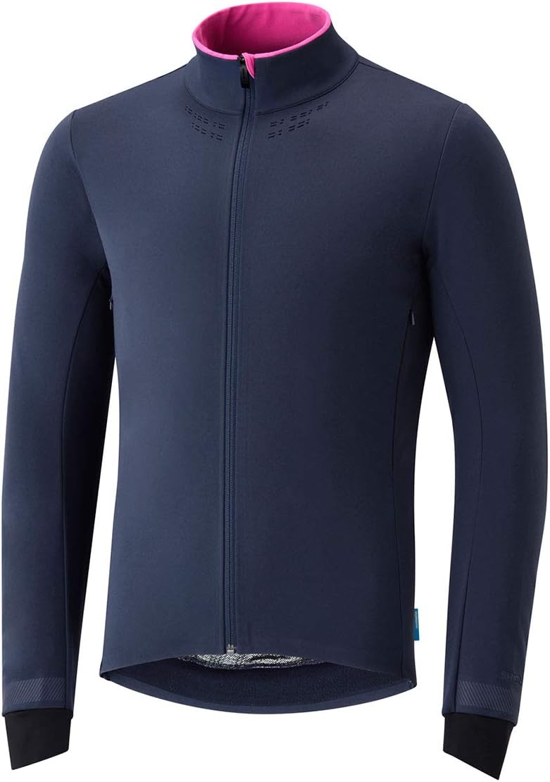 Shimano Clothing Men's Evolve Wind Jacket, Navy, Size S, default