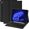 BQSS for iPad 11th 10th Generation Keyboard Case 11inch-A16 2025 & 10.9" 2022,Slim Smart Keyboard Case for iPad 11th 10th Gen 2022/2025,Detachable Wireless Keyboard,Pencil Holder Black