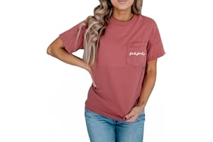 AEARGIV Comfort Breastfeeding Shirts for Women Mama Zipper Nursing Tops Distressed Pregnancy Clothes with Pocket