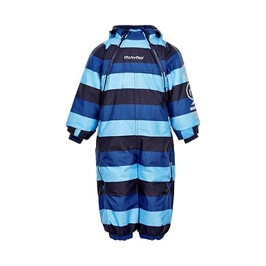 Minymo Schneeanzug, Kinder, 80 / 1 Jahr, Gestreift