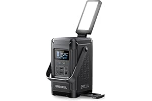 GRECELL 240W Portable Power Station 154Wh/48000mAh, 100W USB-C PD(Dual Way) LiFePO4 Battery Power Bank Station, 7 ports Solar Generator with LED and Stand for Camping, Home, Travel(Wall Charger Not Included)