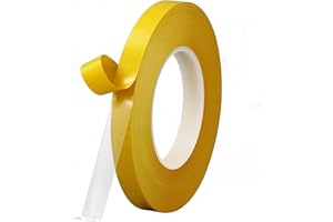 ANGKEEL Ultra-Thin Double Sided Tape 1/2 inch by 66FT Two Sides Sticky Tape with Transparent Adhesive, for DIY Arts & Crafts, Scrapbook, Gift Wrap, Card Making, Fixed Clothes, Wall Poster Mounting, LED Strips