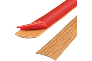 Threshold Strip,Carpet Door Trim Strips, Floor Transition Strips, Self Adhesive Floor Door Divider Strip, Flat Laminate Profi