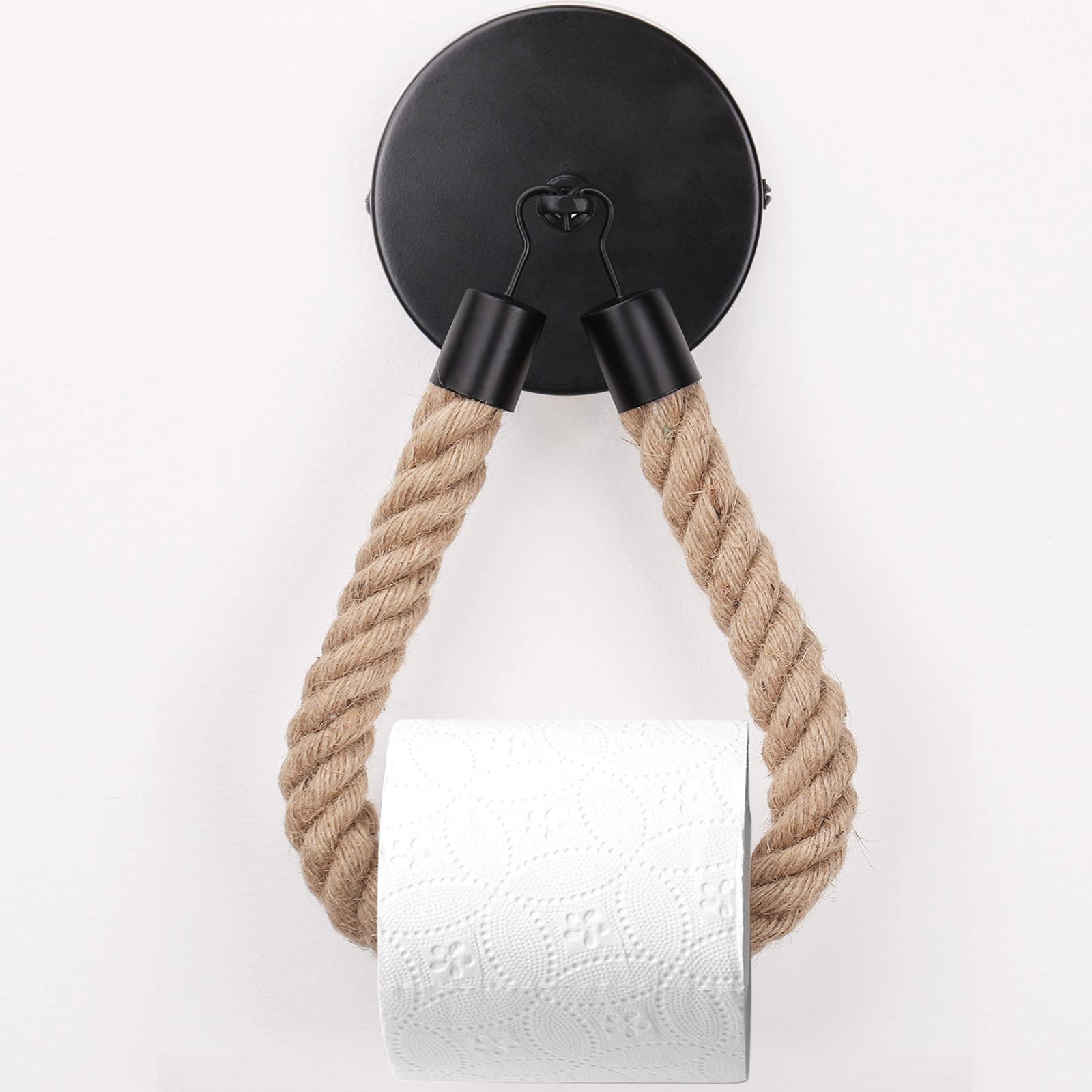 Toilet Roll Holder,OYEFLY Antique Industrial Style Toilet Roll Holder Towel Rails Wall Mounted Towel Rack Bathroom Decor Accessories Bath Towel Rings
