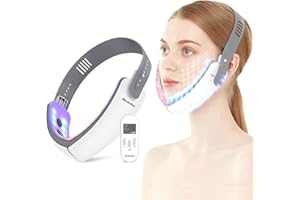 Baifuduo Vface Pro, Face Massager with Red Blue Light,LED with Remote Control Gift for Women