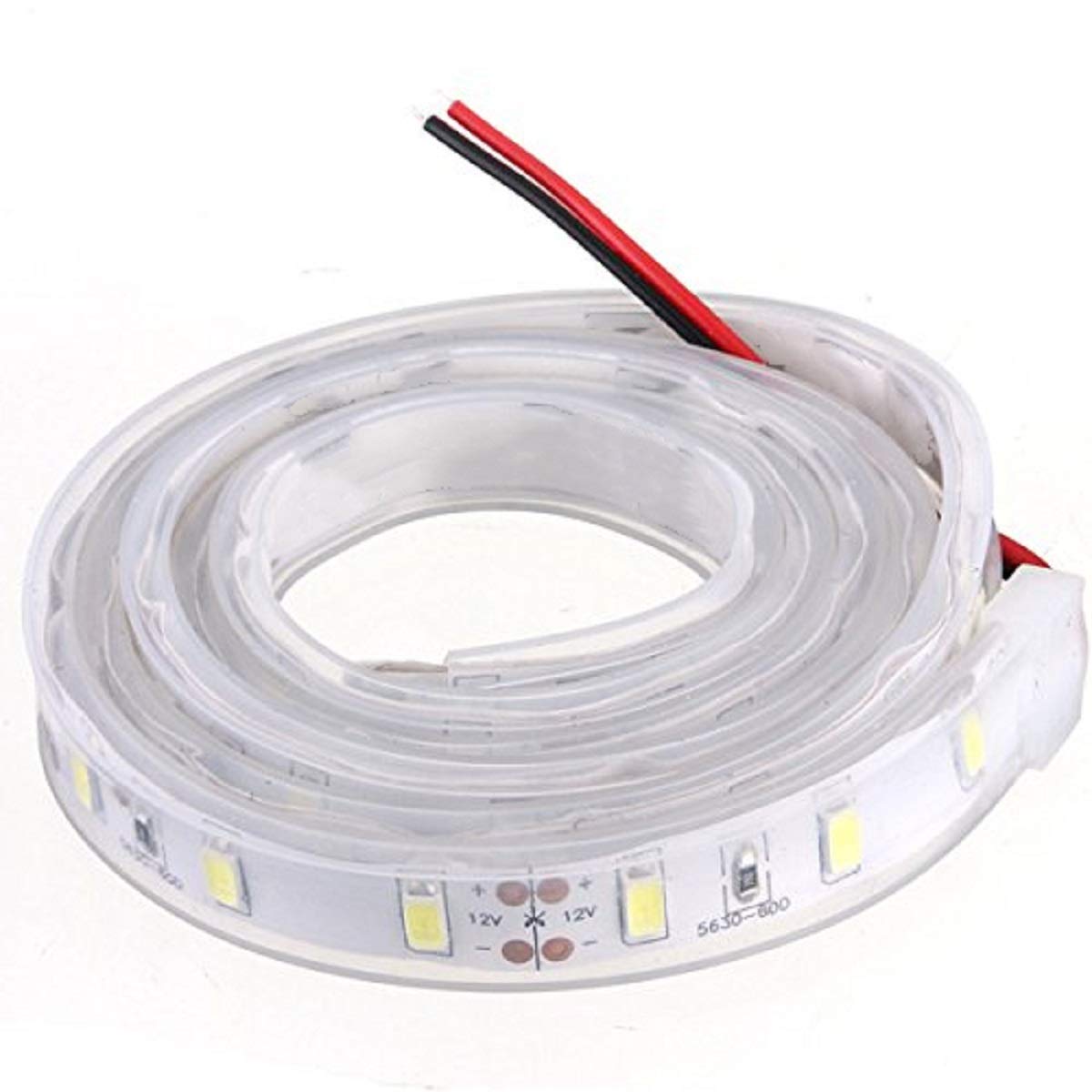 MASUNN 1M 5630 SMD LED Silicone Strip Light Warm light Waterproof 12V, Warm Color, Small - Image 3
