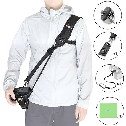 Focus F-1 Correa de hombro para Cámara Digital SLR DSLR DV Negro ...