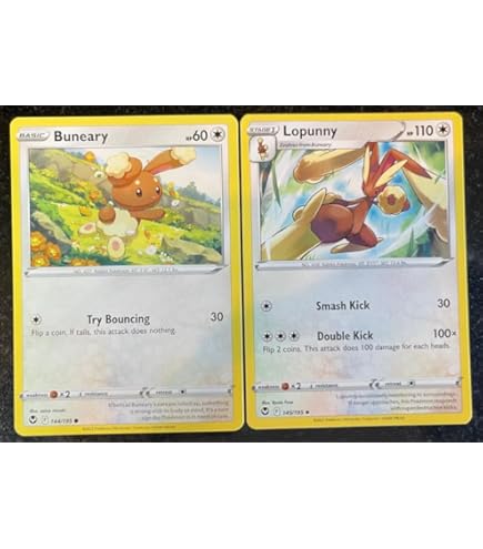 Amazon.com: Lopunny & Buneary 084/131 – Prismatic Evolutions – 2 Card Lot :  Toys & Games
