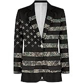 NRBEAWD Men's Casual Blazer Long Sleeve Suit Jackets Sports Coats One Button Business Jacket with Pocket S-5XL