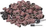 Littleduckling 104Pcs Sanding Band Drum Sleeve Set 60 120 320 Grit 1/4" 1/2" view 2