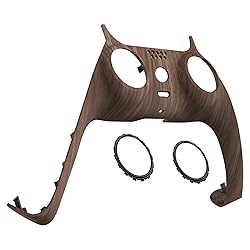 eXtremeRate Wood Grain Decorative Trim Shell