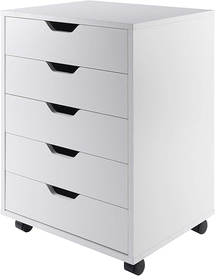 Winsome 10519 Halifax Storage Organization 5 Drawer White Amazon De Kuche Haushalt