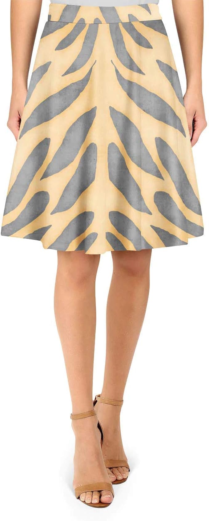 tiger print skirt