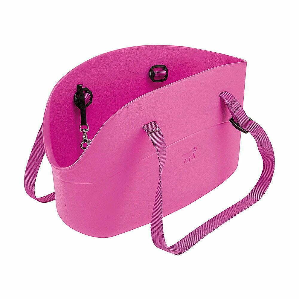 Ferplast With-Me Eva Dog Bag, 14 x 35 x 22 cm, Small, Fuchsia
