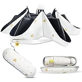 Winkabiu Compact Travel Umbrella - Mini Manual Umbrella for Purse, Windproof & UPF 50+ Sun & Rain Protection, Lightweight Portable Folding with Case for Women, Men,Kids