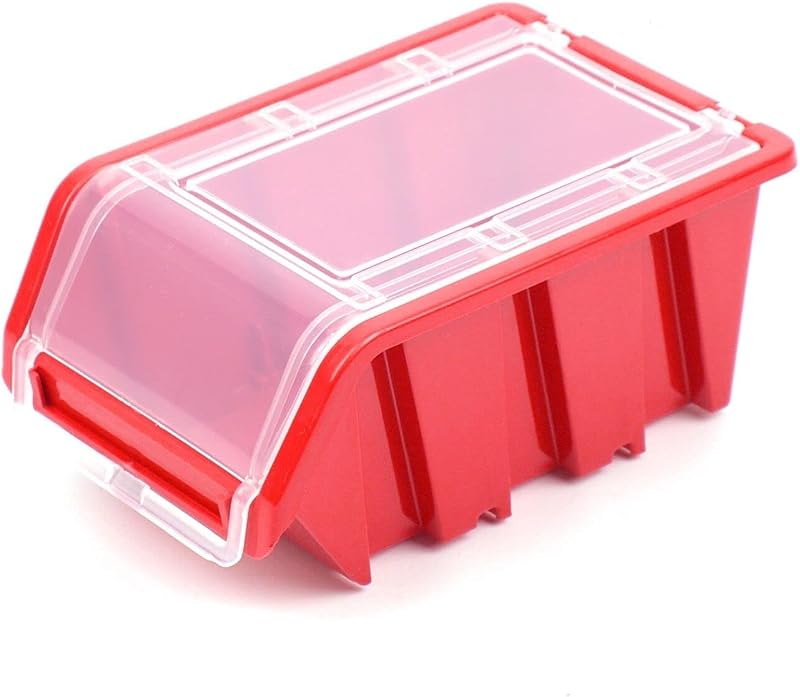 Kistenberg Valle Verde 20pc Stacking Small Parts Storage Boxes Transparent Lid