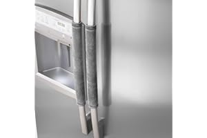 OUGAR8 Refrigerator Door Handle Covers,Keep Your Kitchen Appliance Clean from Smudges, Fingertips, Drips, &Food Stains, Perfect for Dishwashers(Gray)